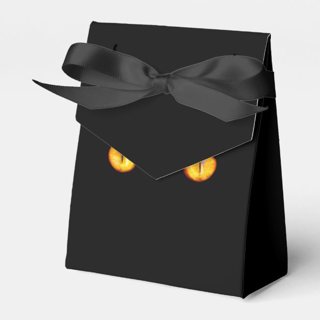 Black Cat - Favor Box Geschenkschachtel (Vorderseite)