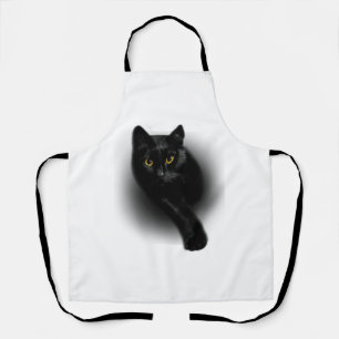 Black Cat Feilnägel Schürze