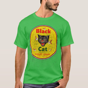 Black Cat firecrackers  T-Shirt