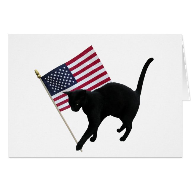 Black Cat Flag (Vorderseite (Horizontal))