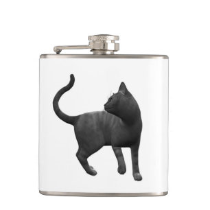 Black Cat Flask Flachmann
