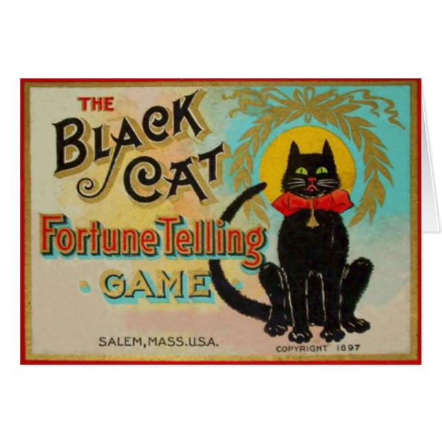 Black Cat Fortune Telling Game (Vorderseite (Horizontal))
