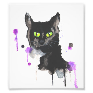Black Cat Foto Print