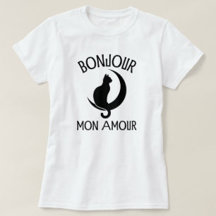 Black Cat Funny Sprichwort Cat Zitat T-Shirt
