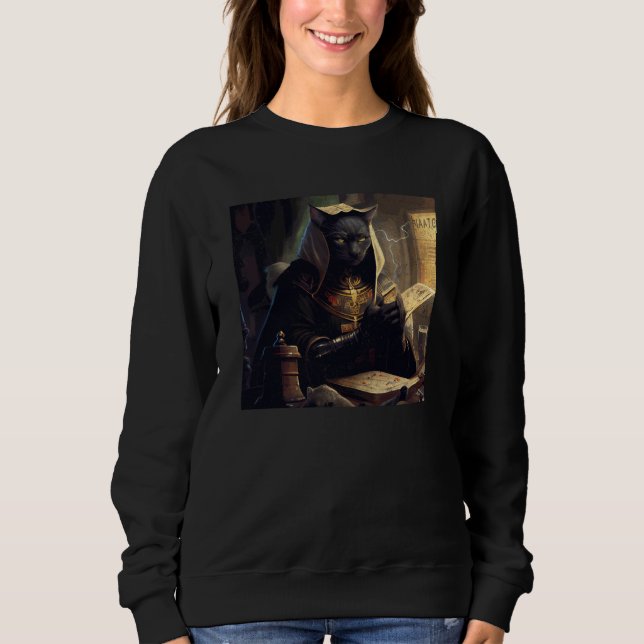 Black Cat Gamer Noodles  1 Sweatshirt (Vorderseite)