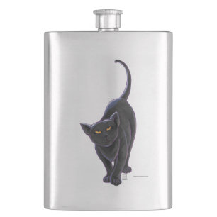 Black Cat Geschenke & Accessoires Flachmann