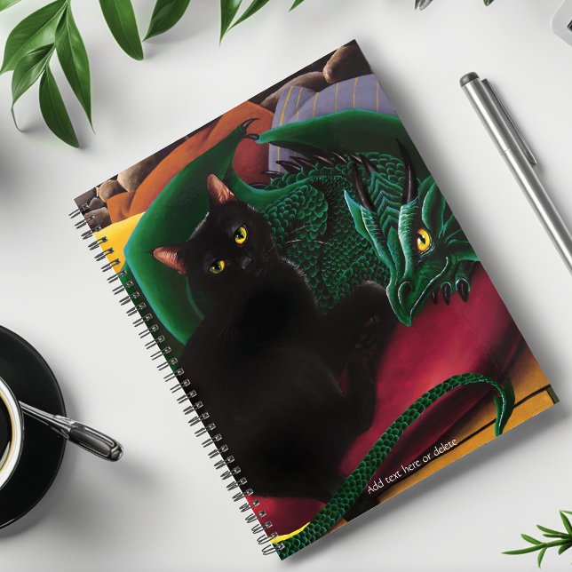 Black Cat Green Dragon Planer (Von Creator hochgeladen)