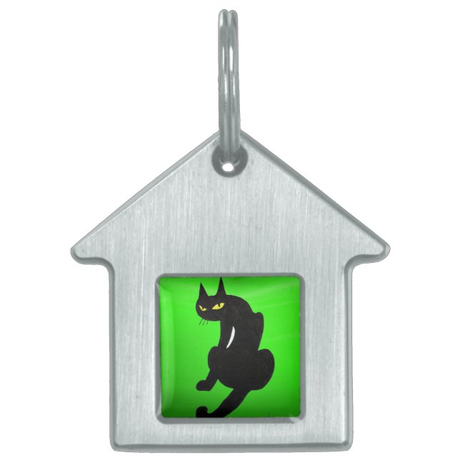BLACK CAT ,Green Emerald Tiermarke (Vorderseite)