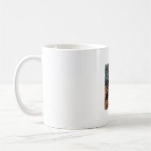 Black Cat Halloween Coquette Bow Katze Halloween C Kaffeetasse