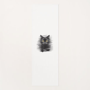 Black Cat Halloween Kostüm Spooky Kitty Cat Kitte Yogamatte