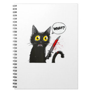 Black Cat Halloween Kostümkunstwerk Spichcraft Web Notizblock