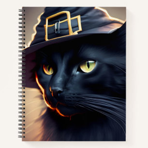 Black Cat Halloween Notizbuch