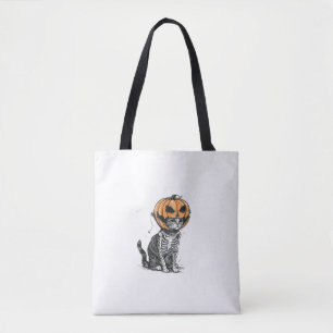 Black Cat Halloween Pumpkin Kopf Kostüm für Frauen