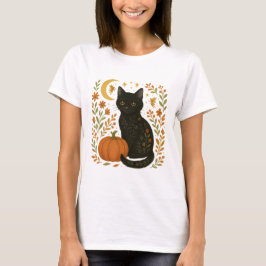 Black cat halloweening ・ too cute to spook ・ cat T-Shirt