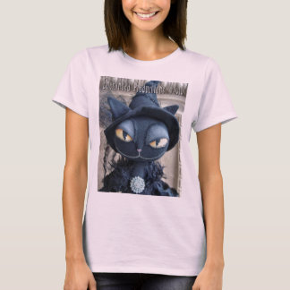Black Cat Hexe T - Shirt