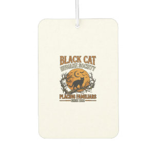 Black Cat Humane Society Halloween Vollmond Fleder Autolufterfrischer