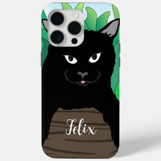 Black Cat Illustration Case-Mate iPhone Case
