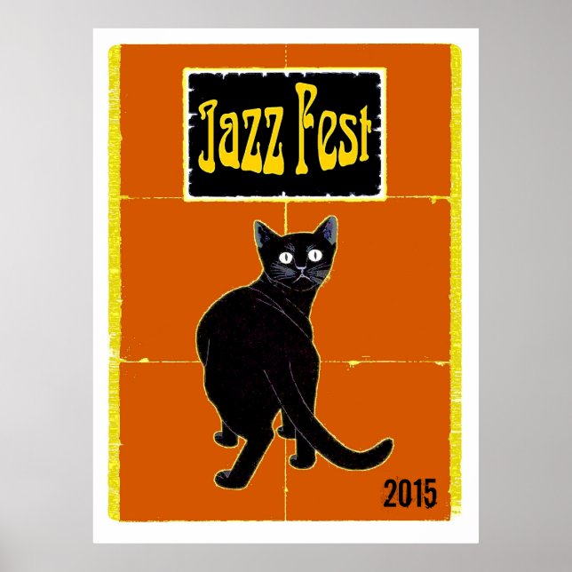 Black Cat Jazz Fest 2015 Poster (Vorne)