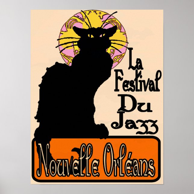 Black Cat Jazz Festival Poster (Vorne)