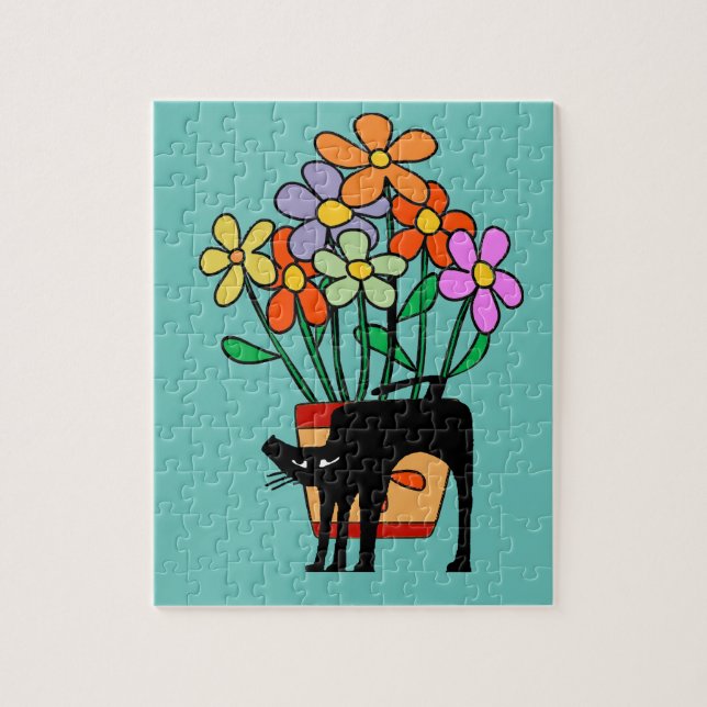 Black Cat Jigsaw Puzzle (Vertikal)