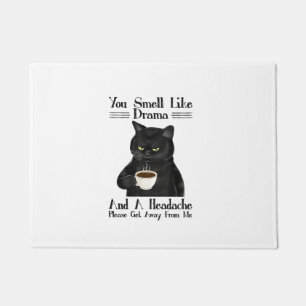 Black Cat-Kaffee riecht man wie Drama und ein Head Fußmatte