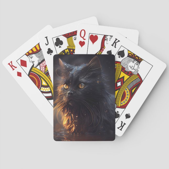 Black-Cat-Karten Spielkarten (Rückseite)