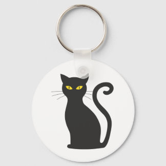 Black Cat Keyring Schlüsselanhänger