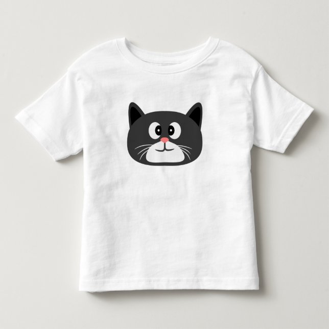 Black Cat Kleinkind T - Shirts (Vorderseite)