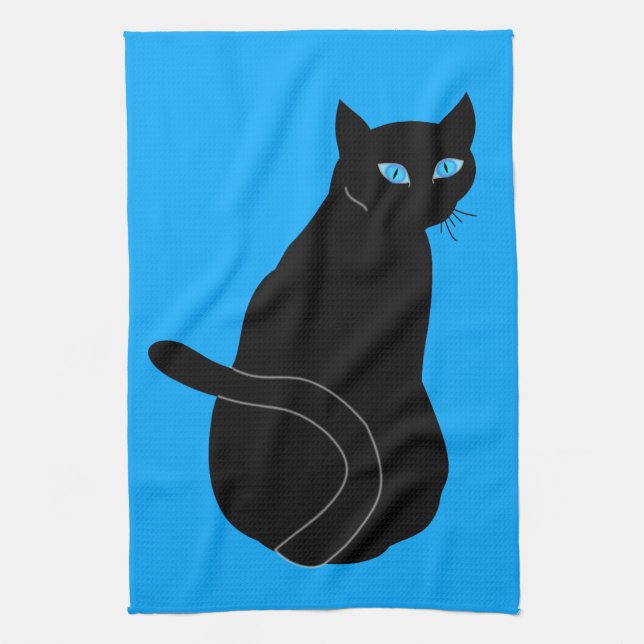 Black Cat Küchentuch (Vertikal)