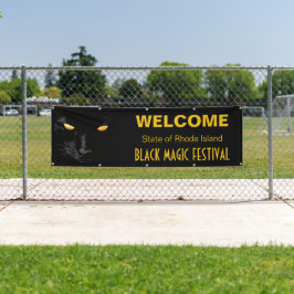 Black Cat Magic Chic anpassbar Banner