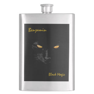 Black Cat Magic phantastisch Flachmann