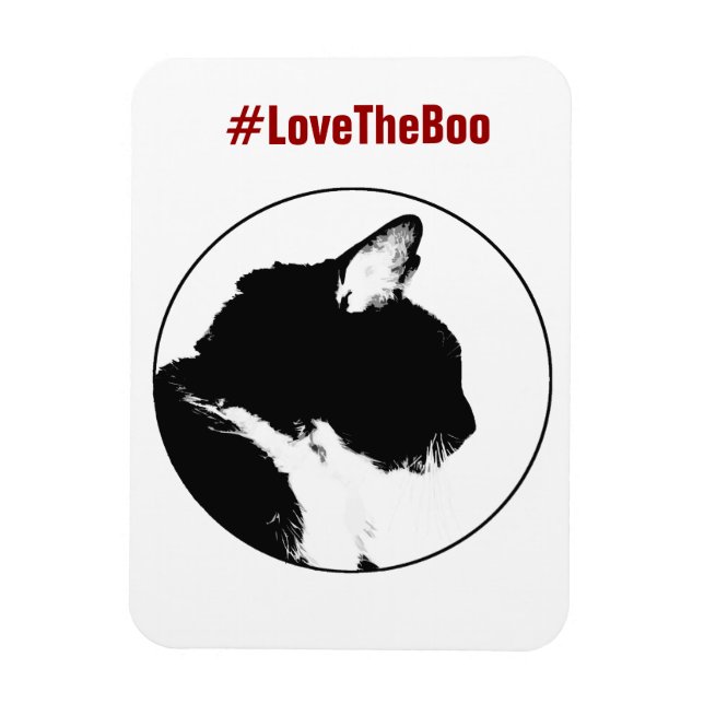 Black Cat Magnet (Vertikal)