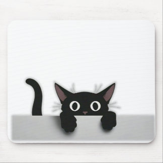Black Cat Maus Pad Mousepad