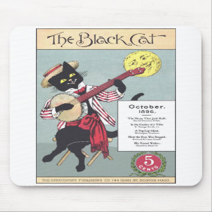 Black Cat Mauspad