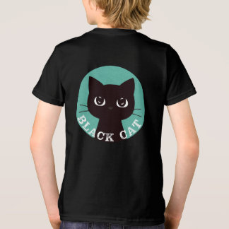 BLACK CAT | Minimalist Modern Pop Black Cat Tri-Blend Shirt