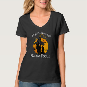 Black Cat Moon Halloween Kostümstuben Hocus Po T-Shirt