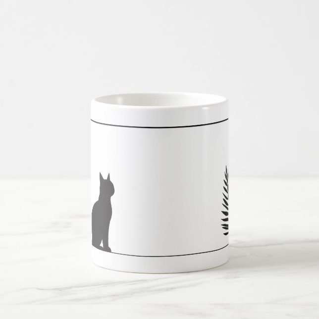 black cat mugs kaffeetasse (Mittel)
