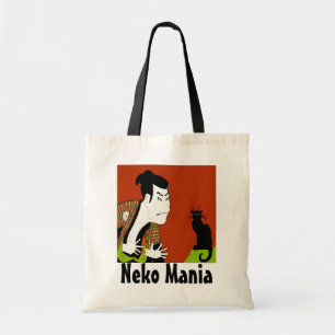Black Cat Neko Mania Tragetasche
