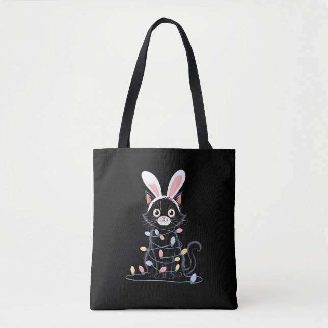 Black Cat Oaster Pajama Osterdekorationen L (Vorderseite)
