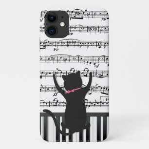 Black Cat On Piano Keys Case-Mate iPhone Hülle