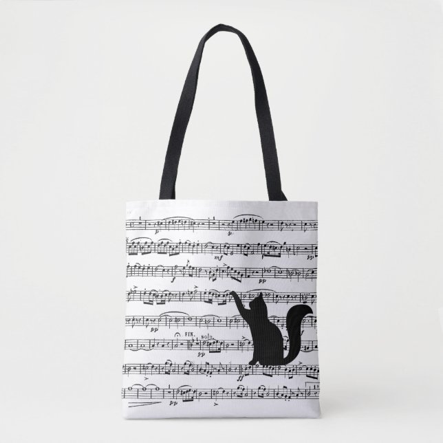 Black Cat On Sheet Music (Vorderseite)
