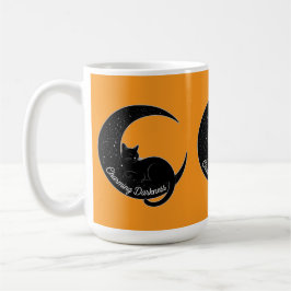 Black Cat on the Crescent Moon: Charm of Darkness  Kaffeetasse