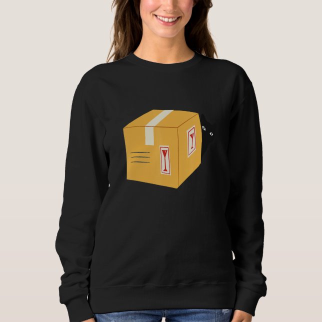 Black Cat  Online Shop Ecommerce Seller and Shoppe Sweatshirt (Vorderseite)