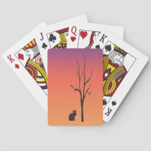 Black Cat Playing Cards Spielkarten