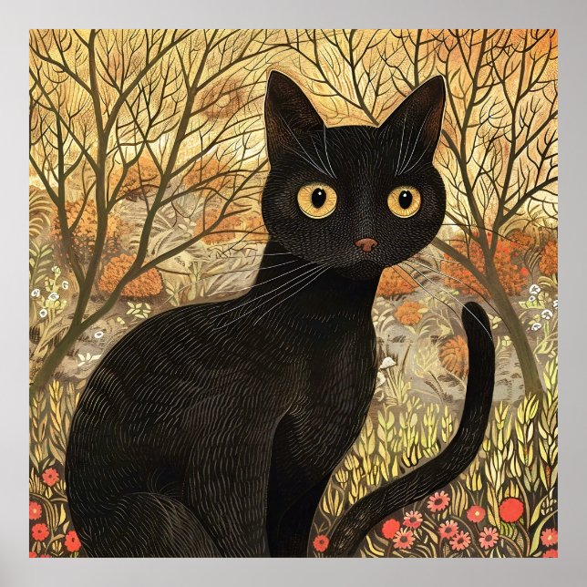 Black Cat Poster (Vorne)