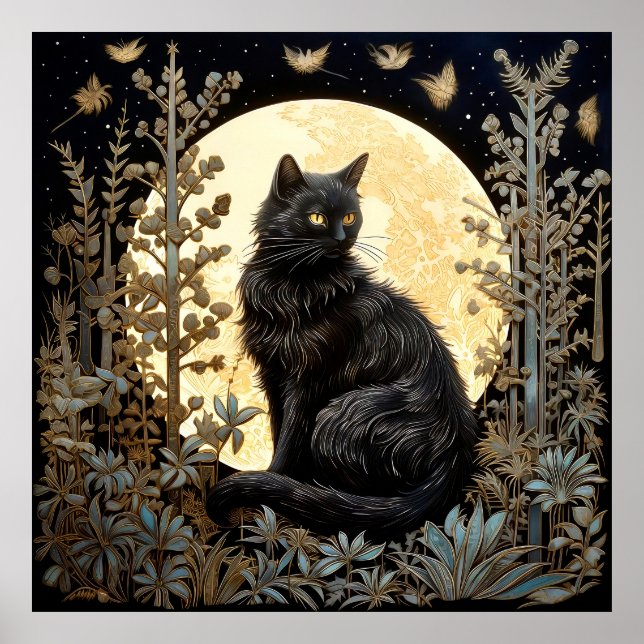 Black Cat Poster (Vorne)