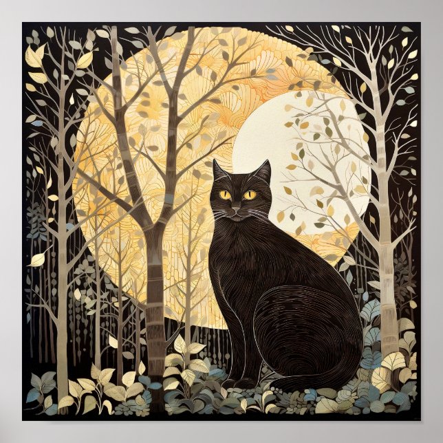 Black Cat Poster (Vorne)