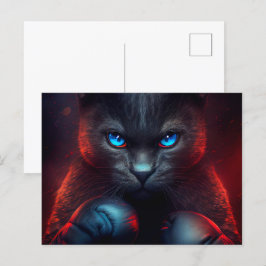 Black-Cat-Postkarten Postkarte