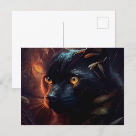 Black-Cat-Postkarten Postkarte