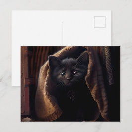 Black-Cat-Postkarten Postkarte